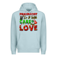 Blue Mist pharmacist do it with care and love christmas Premium Hoodie - FaDigitalArtStudio