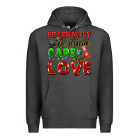 Charcoal Heather pharmacist do it with care and love christmas Premium Hoodie - FaDigitalArtStudio