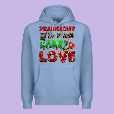 Pharmacist Do It With Care And Love Christmas Premium Hoodie Designed By Fadigitalartstudio
