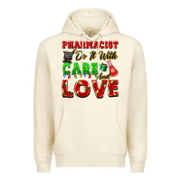Sandshell pharmacist do it with care and love christmas Premium Hoodie - FaDigitalArtStudio