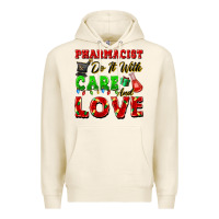 Tofu pharmacist do it with care and love christmas Premium Hoodie - FaDigitalArtStudio