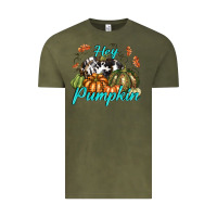 Vintage Olive Hey Pumpkin Vintage Tee - texasbilliewilder