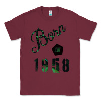 Burgundy Born In 1958 Classic Tee - Bettercallsaul