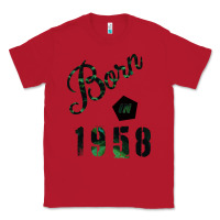 Red Born In 1958 Classic Tee - Bettercallsaul