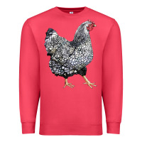 Cardinal wyandotte chicken Premium Sweatshirt - LillyAllenDesigns