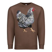 Chestnut wyandotte chicken Premium Sweatshirt - LillyAllenDesigns