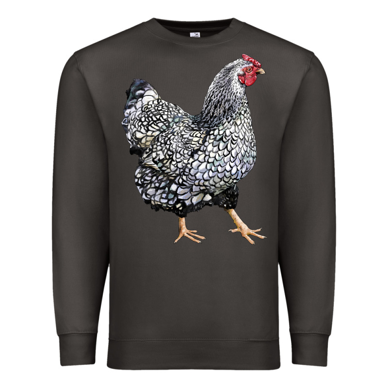 Wyandotte Chicken Premium Sweatshirt by LillyAllenDesigns | Teevron