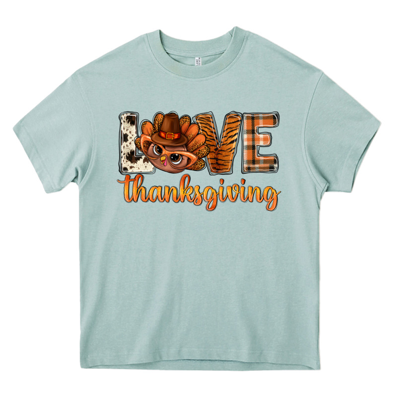 Love Thanksgiving With Turkey Bbs Heavy Core Tee by BundleAndBundleShop | Teevron