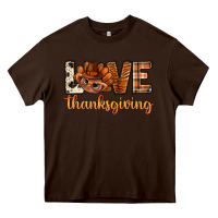 Chocolate Brown love thanksgiving with turkey bbs Heavy Core Tee - BundleAndBundleShop