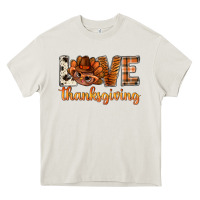 Cream love thanksgiving with turkey bbs Heavy Core Tee - BundleAndBundleShop