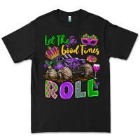 Black let the good times roll with mardi gras monster tr Premium Tee - LillyAllenDesigns