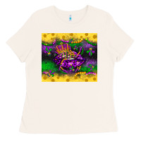Bone mardi gras lips Ladies Tee - LillyAllenDesigns