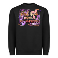 Black Mind your own motherhood Mother's Day Heavyweight Sweatshirt - FaDigitalArtStudio