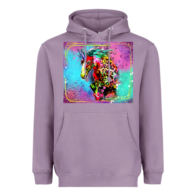 Colorful Unicorn Horse Heavyweight Hoodie by LillyAllenDesigns | Teevron
