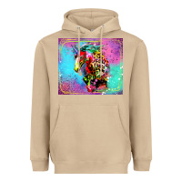 Mushroom Colorful Unicorn Horse Heavyweight Hoodie - LillyAllenDesigns