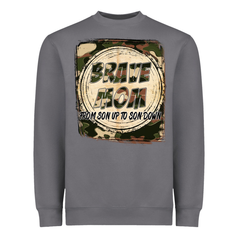 Brave Mom From Son Up To Son Down Mother's Day Heavyweight Sweatshirt by FaDigitalArtStudio | Teevron