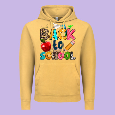 Back To School Vintage Hoodie Designed By Texasbilliewilder