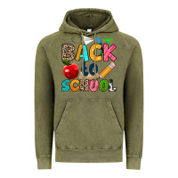 Vintage Olive back to school Vintage Hoodie - texasbilliewilder