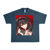 Midnight Navy tokisaki kurumi Urban Heavy Tee - tuanDangUi