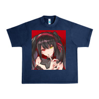 Navy tokisaki kurumi Urban Heavy Tee - tuanDangUi