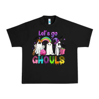 Black Let's go ghouls Urban Heavy Tee - NancyCooperArtShop