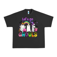 Pigment Black Let's go ghouls Urban Heavy Tee - NancyCooperArtShop