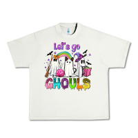 Pistachio Let's go ghouls Urban Heavy Tee - NancyCooperArtShop