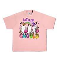 Salmon Let's go ghouls Urban Heavy Tee - NancyCooperArtShop