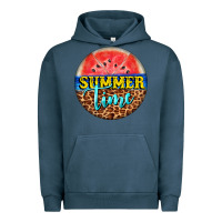 Pigment Midnight Navy summer time watermelon Urban Hoodie - BarkalooDesign