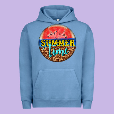 Summer Time Watermelon Urban Hoodie Designed By Barkaloodesign