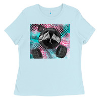 Baby Blue racing Ladies Tee - LillyAllenDesigns