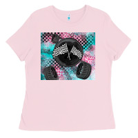 Bubblegum Pink racing Ladies Tee - LillyAllenDesigns