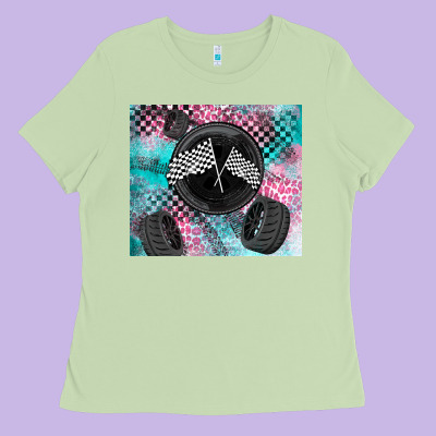 Racing Ladies Tee Designed By Lillyallendesigns