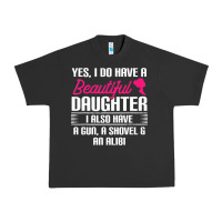 Pigment Black Father Yes I Do Have A Beautiful Daughter Urban Heavy Tee - tuanDangUi