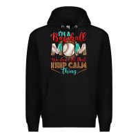 Black i'm a baseball mom we don't do that Premium Hoodie - BundleAndBundleShop