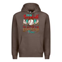 Coffee i'm a baseball mom we don't do that Premium Hoodie - BundleAndBundleShop