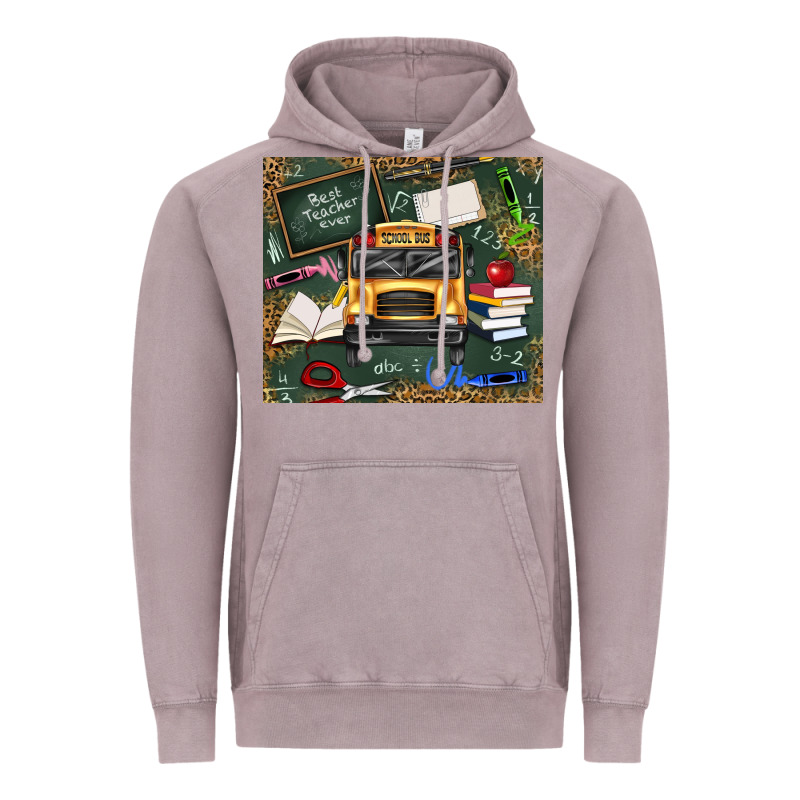 School Bus Back To School Vintage Hoodie by texasbilliewilder | Teevron