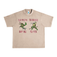 French Oak say pizza to drugs say no to yes Urban Heavy Tee - tuanDangUi