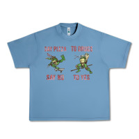 Pebble Blue say pizza to drugs say no to yes Urban Heavy Tee - tuanDangUi