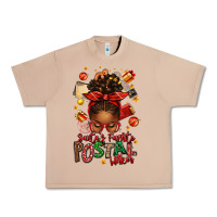 Burro santas favorite postal worker afro messy bun Urban Heavy Tee - texasbilliewilder