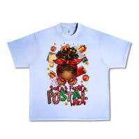 Grape Ice santas favorite postal worker afro messy bun Urban Heavy Tee - texasbilliewilder