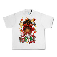 Lunar Rock santas favorite postal worker afro messy bun Urban Heavy Tee - texasbilliewilder