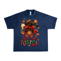 Navy santas favorite postal worker afro messy bun Urban Heavy Tee - texasbilliewilder