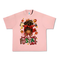Salmon santas favorite postal worker afro messy bun Urban Heavy Tee - texasbilliewilder