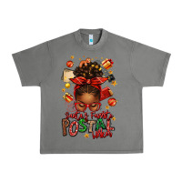 Tornado santas favorite postal worker afro messy bun Urban Heavy Tee - texasbilliewilder