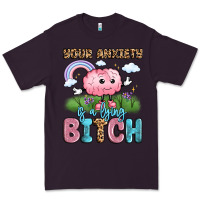 Plum your anxiety is a lying bitch Premium Tee - LillyAllenDesigns