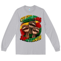 Moon Dust im celebrating juneteenth  (1) Long Sleeve Tee - CowGirlArtShop