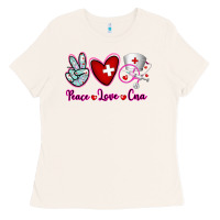 Bone Peace Love Cna Ladies Tee - RanaPortraitStore
