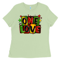 Matcha one love juneteenth Ladies Tee - LillyAllenDesigns
