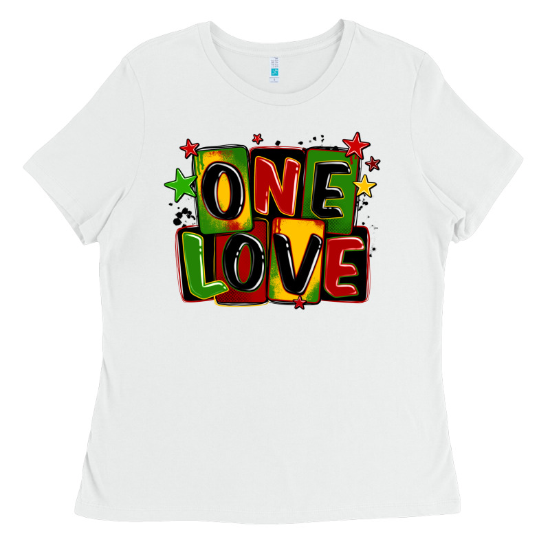 One Love Juneteenth Ladies Tee by LillyAllenDesigns | Teevron
